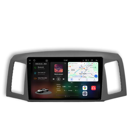 Grand Cherokee (2004-2007) - Navigatie Dedicata Jeep Grand Cherokee (2004-2007), 2K, 12Gb Ram, 256Gb Stocare, Carplay
