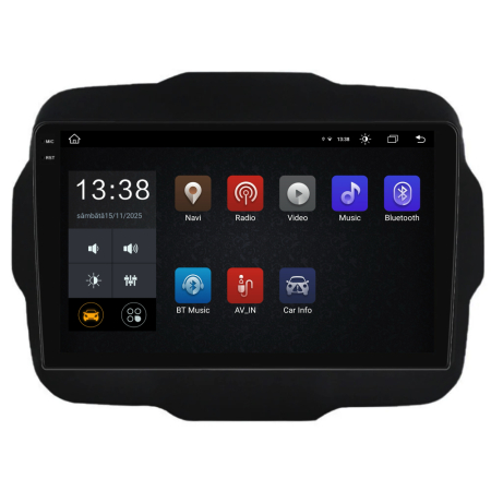 Navigatie Dedicata Jeep Renegade (2016-2020), 2K, 8Gb Ram, 256Gb Stocare, Carplay [3]
