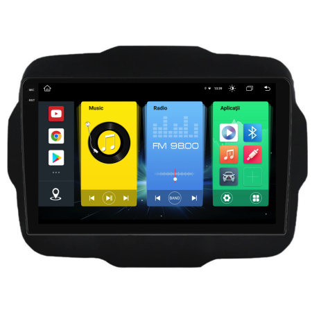 Navigatie Dedicata Jeep Renegade (2016-2020), 2K, 8Gb Ram, 256Gb Stocare, Carplay [6]