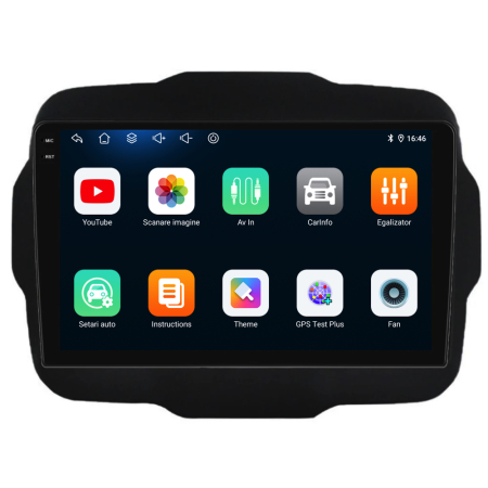 Navigatie Dedicata Jeep Renegade (2016-2020), 9Inch, 2Gb Ram, 32Gb Stocare, Carplay [5]