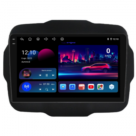 Navigatie Dedicata Jeep Renegade (2016-2020), 2K, 8Gb Ram, 256Gb Stocare, Carplay [3]