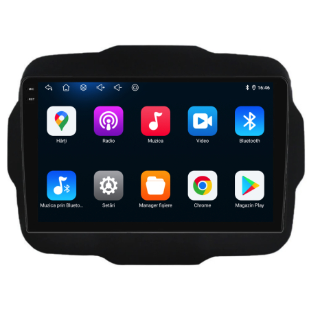 Navigatie Dedicata Jeep Renegade (2016-2020),QuadCore, 9Inch, 4Gb Ram, 64Gb Stocare, Carplay [5]