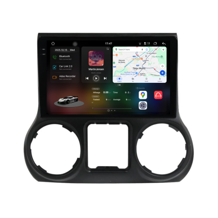 Wrangler (2011-2017) - Navigatie Dedicata Jeep Wrangler (2011-2017), 2K, 12Gb Ram, 256Gb Stocare, Carplay