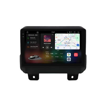 Wrangler (2018-2022) - Navigatie Dedicata Jeep Wrangler 4 (2018-2022), 2K, 12Gb Ram, 256Gb Stocare, Carplay