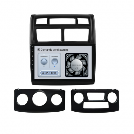 Navigatie Dedicata Kia Sportage (2004-2010), 9Inch, 6Gb Ram, 128Gb Stocare, Carplay [5]