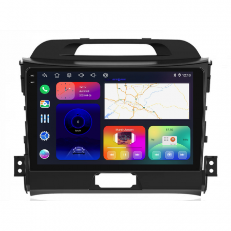 Navigatie Dedicata Kia Sportage (2010-2016), 9Inch, 6Gb Ram, 128Gb Stocare, Carplay [5]