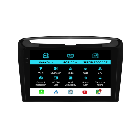 Ypsilon (2012-2020) - Navigatie Dedicata Lancia Ypsilon (2012-2020), 2K, 8Gb Ram, 256Gb Stocare, Carplay