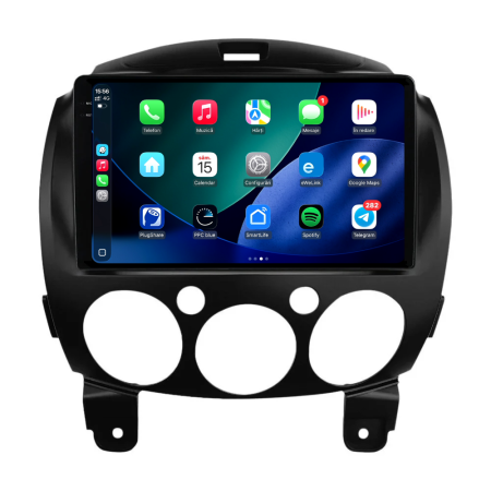 Navigatie Dedicata Mazda 2 (2007-2014), 2K, 4Gb Ram, 64Gb stocare, Carplay [2]