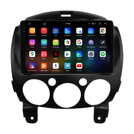 Navigatie Dedicata Mazda 2 (2007-2014), 2K, 12Gb Ram, 256Gb stocare, Carplay [2]