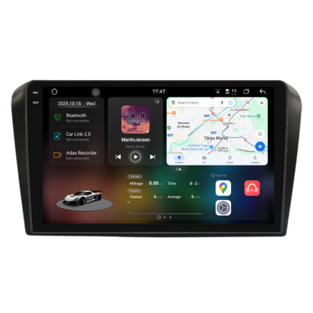 3 (2004 - 2009) - Navigatie Dedicata Mazda 3 (2003-2009), 2K, 12Gb Ram, 256Gb Stocare, Carplay