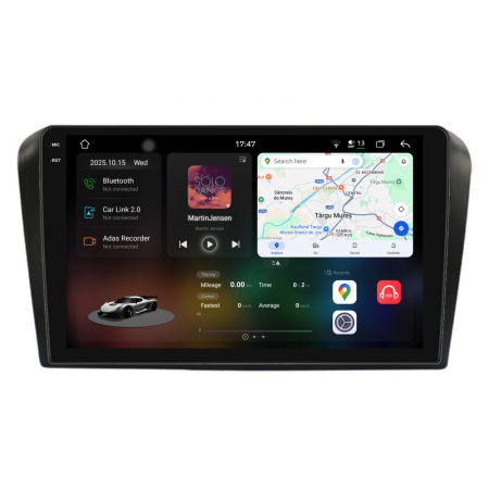 3 (2004 - 2009) - Navigatie Dedicata Mazda 3 (2003-2009), 2K, 12Gb Ram, 256Gb Stocare, Carplay