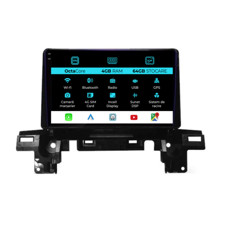 CX-5 (2017 - 2021) - Navigatie Dedicata Mazda CX-5 (2017-2021), 9Inch, 4Gb Ram, 64Gb Stocare, Carplay