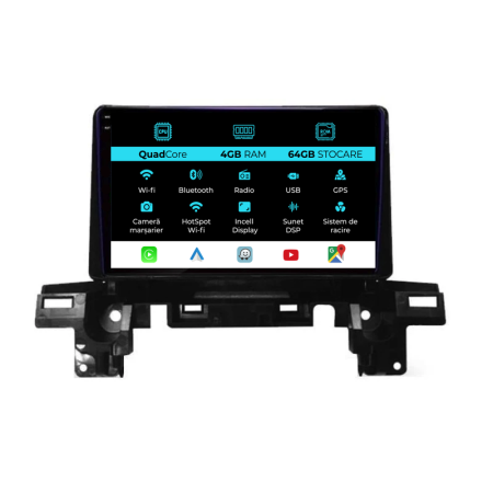 CX-5 (2017 - 2021) - Navigatie Dedicata Mazda CX-5 (2017-2021),QuadCore, 9Inch, 4Gb Ram, 64Gb Stocare, Carplay