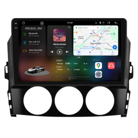 MX-5 (2005 - 2015) - Navigatie Dedicata Mazda MX-5 (2005-2015), 2K, 12Gb Ram, 256Gb Stocare, Carplay