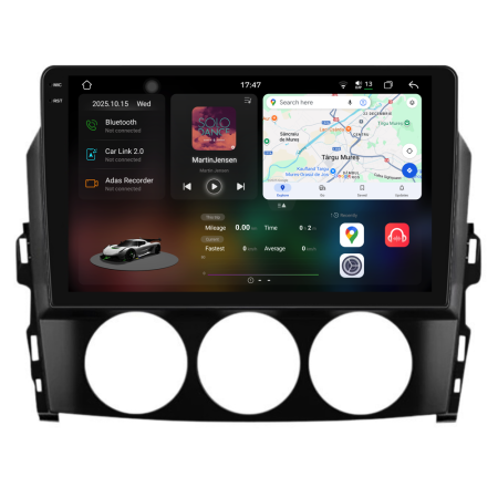 MX-5 (2005 - 2015) - Navigatie Dedicata Mazda MX-5 (2005-2015), 2K, 12Gb Ram, 256Gb Stocare, Carplay