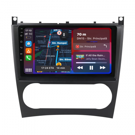 Navigatie Dedicata Mercedes C-Class W203 CLK W209 (2005 - 2009), 9Inch, 6Gb Ram, 128Gb Stocare, Carplay [1]