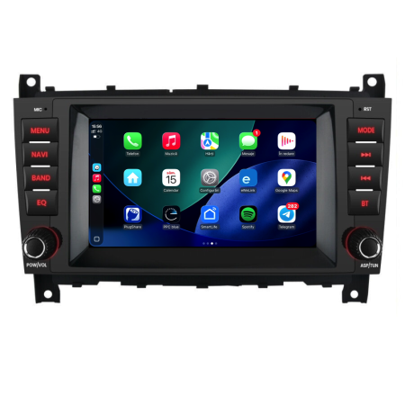 Navigatie Dedicata Mercedes Benz C-Class W203/ CLS W219/ CLK W209 (2004-2011), 7Inch, 4Gb Ram, 64Gb Stocare, Carplay [1]
