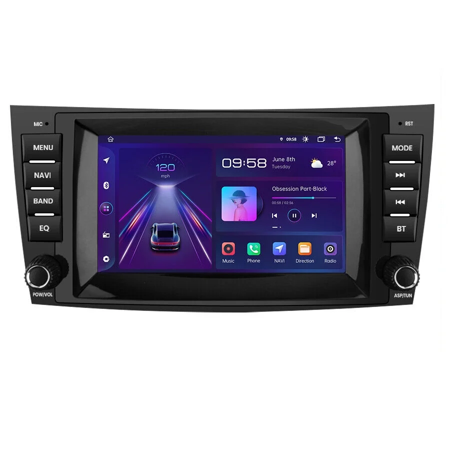 Navigatie Dedicata Mercedes Benz E-Class W211/CLS W219 (2002 - 2008), 7Inch, 6Gb Ram, 128Gb Stocare [4]