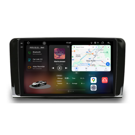 ML W164 (2005 - 2011) - Navigatie Dedicata Mercedes Benz ML W164 | GL X164 (2005 - 2012), 2K, 12Gb Ram, 256Gb Stocare, Carplay