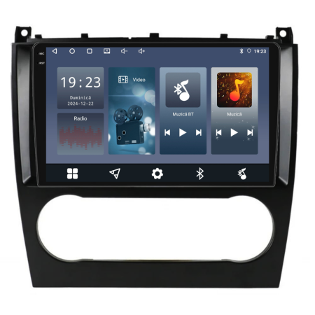 Navigatie Dedicata Mercedes CLK W209 (2000 - 2010), QuadCore, 9Inch, 4Gb Ram, 64Gb Stocare, Carplay [6]