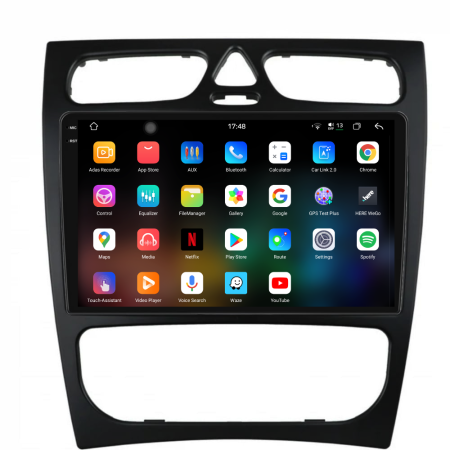 Navigatie Dedicata Mercedes C-Class W203 CLK W209 (2000-2005), 2K, 12Gb Ram, 256Gb Stocare, Carplay [2]