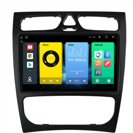 Navigatie Dedicata Mercedes C-Class W203 CLK W209 (2000-2005), 2K, 8Gb Ram, 256Gb Stocare, Carplay [6]