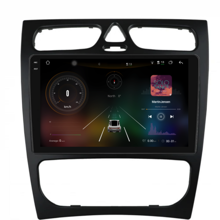 Navigatie Dedicata Mercedes C-Class W203 CLK W209 (2000-2005), 2K, 12Gb Ram, 256Gb Stocare, Carplay [1]