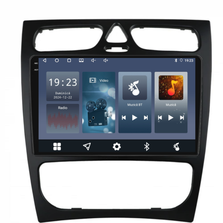 Navigatie Dedicata Mercedes C-Class W203 CLK W209 (2000 - 2005), 9Inch, 2Gb Ram, 32Gb Stocare, Carplay [6]