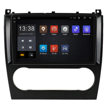 Navigatie Dedicata Mercedes C-Class W203 CLK W209 (2005 - 2009), 2K, 8Gb Ram, 256Gb Stocare, Carplay [3]