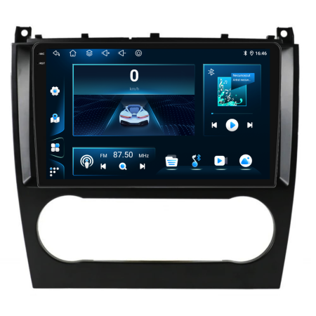Navigatie Dedicata Mercedes C-Class W203 CLK W209 (2005 - 2009), 9Inch, 4Gb Ram, 64Gb Stocare, Carplay [6]