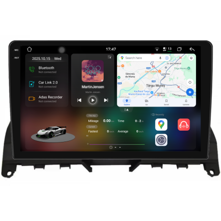 C-Class W204/S204 (2006 - 2013) - Navigatie Dedicata Mercedes C-Class W204 S204 (2006-2013), 2K, 12Gb Ram, 256Gb Stocare, Carplay