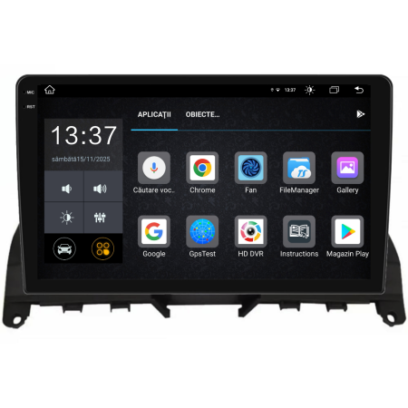 Navigatie Dedicata Mercedes C-Class W204 S204 (2006-2013), 2K, 8Gb Ram, 256Gb Stocare, Carplay [5]