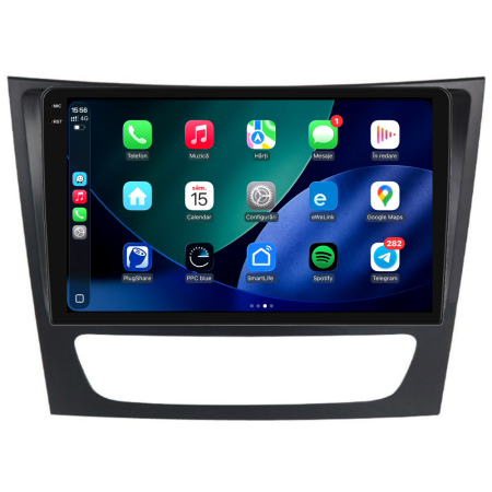 Navigatie Dedicata Mercedes E-Class W211 (2002-2010), 2K, 12Gb Ram, 256Gb Stocare, Carplay [4]