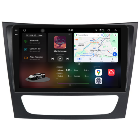 E-Class W211 (2003 - 2009) - Navigatie Dedicata Mercedes E-Class W211 (2002-2010), 2K, 12Gb Ram, 256Gb Stocare, Carplay