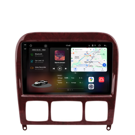 S-Class W220 (1998 - 2005) - Navigatie Dedicata Mercedes S-Class W220 (1998-2005), 2K, 12Gb Ram, 256Gb Stocare, Carplay