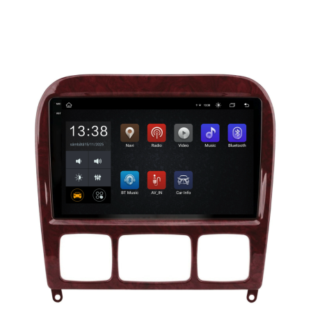 Navigatie Dedicata Mercedes S-Class W220 (1998-2005), 2K, 4Gb Ram, 64Gb Stocare, Carplay [3]