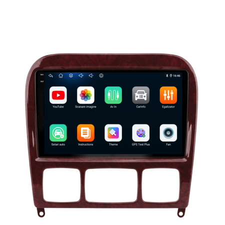 Navigatie Dedicata Mercedes S-Class W220 (1998-2005), 9Inch,QuadCore, 4Gb Ram, 64Gb Stocare, Carplay [4]