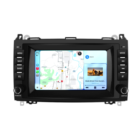 Navigatie Dedicata Mercedes Vito Sprinter Viano B200 A B Class (2005-2012), 7Inch, 2Gb Ram, 32Gb Stocare, Carplay [2]