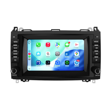 Navigatie Dedicata Mercedes Vito Sprinter Viano B200 A B Class (2005-2012), 7Inch, 2Gb Ram, 32Gb Stocare, Carplay [3]