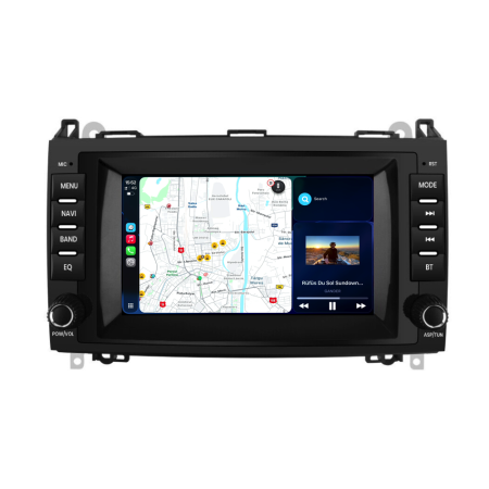 Viano (2006 - 2015) - Navigatie Dedicata Mercedes Vito Sprinter Viano B200 A B Class (2005-2012) , 7Inch, 4Gb Ram, 64Gb Stocare, Carplay