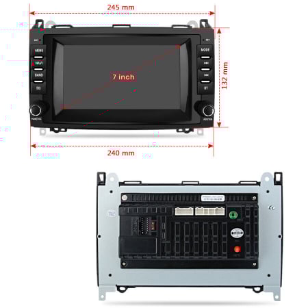 Navigatie Dedicata Mercedes Vito Sprinter Viano B200 A B Class (2005-2012), 7Inch, 2Gb Ram, 32Gb Stocare, Carplay [5]