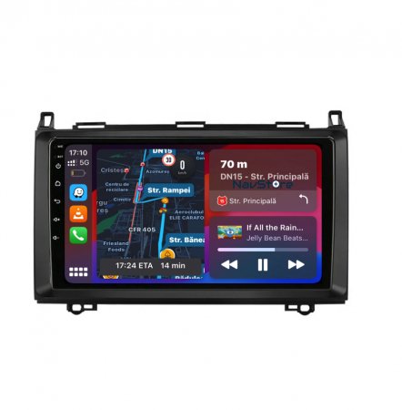 Navigatie Dedicata Mercedes Vito Sprinter Viano B200 A B Class (2005-2012) , 9Inch, 6Gb Ram, 128Gb Stocare, Carplay [1]
