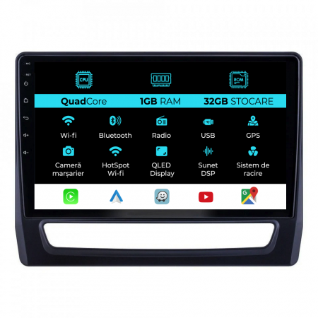 ASX 2 (2020 - 2025) - Navigatie Dedicata Mitsubishi ASX 2 (2019 - 2025), 10Inch, 1Gb Ram, 32Gb Stocare, Carplay