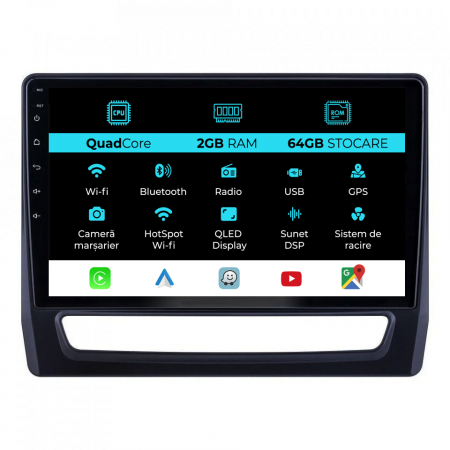 ASX 2 (2020 - 2025) - Navigatie Dedicata Mitsubishi ASX 2 (2019 - 2025), 10Inch, 2Gb Ram, 64Gb Stocare, Carplay