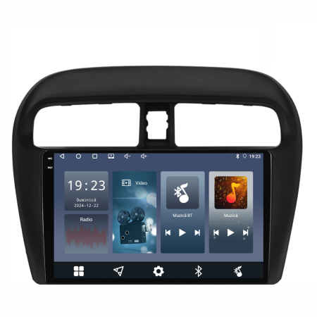 Navigatie Dedicata Mitsubishi Attrage | Mirage | Space Star (2012-2024), 9Inch, 2Gb Ram, 32Gb Stocare, Carplay [6]