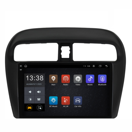 Navigatie Dedicata Mitsubishi Mirage (2012 - 2024), 2K, 8Gb Ram, 256Gb Stocare, Android Auto, Carplay [3]