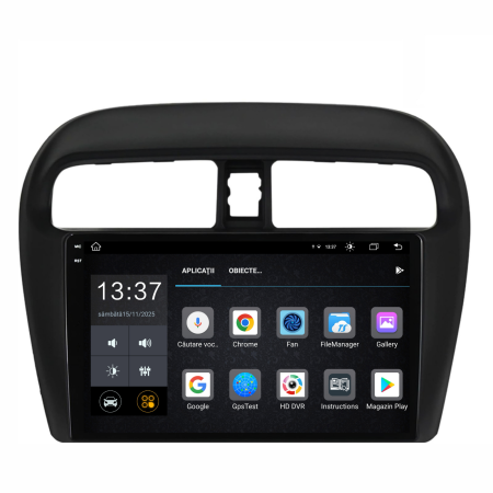 Navigatie Dedicata Mitsubishi Mirage (2012 - 2024), 2K, 8Gb Ram, 256Gb Stocare, Android Auto, Carplay [5]