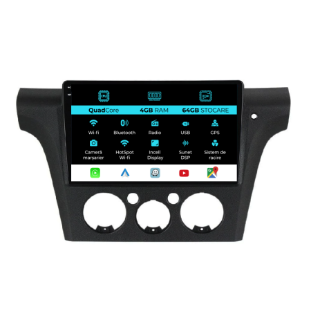 Outlander (2001-2005) - Navigatie Dedicata Mitsubishi Outlander (2001-2005),QuadCore, 10Inch, 4Gb Ram, 64Gb Stocare, Carplay
