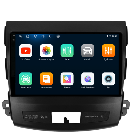 Navigatie Dedicata Mitsubishi Outlander (2005-2011), 9Inch, 6Gb Ram, 128Gb Stocare, Carplay [5]