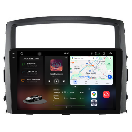 Pajero (2006 - 2014) - Navigatie Dedicata Mitsubishi Pajero (2006-2018), 2K, 12Gb Ram, 256Gb stocare, Carplay